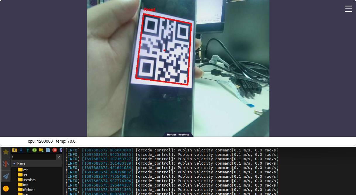 QR Code Control Result